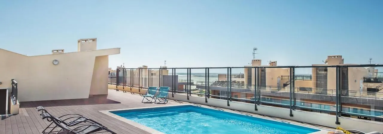 Sunset Home Olhao- Modern 3 Bed Luxury Apartment With Rooftop Pool Portugal